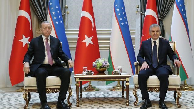 Özbekistan Cumhurbaşkanı Mirziyoyev: Türkiye ile ilişkileri stratejik ortaklık düzeyine yükseltme konusunda anlaştık